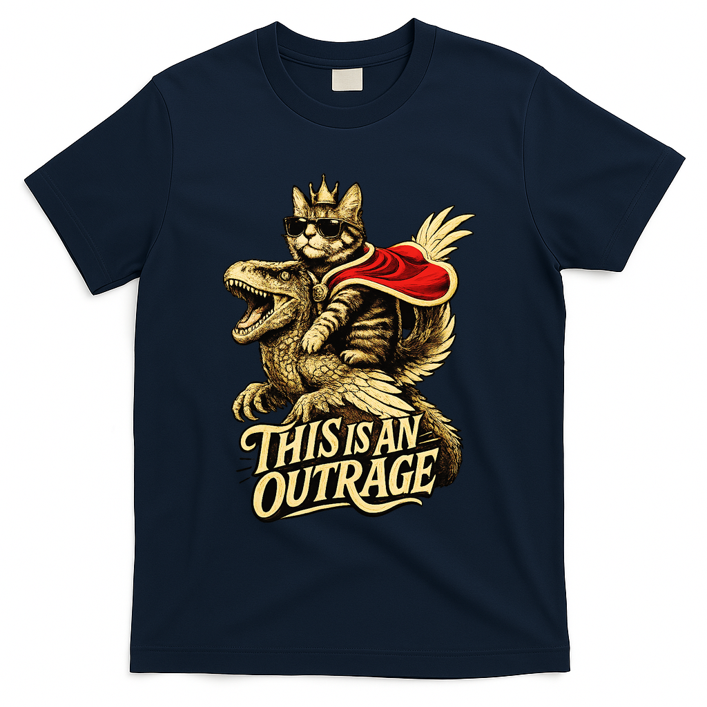 Goddammit Donut Funny Book Lover This Is An Outrage T-Shirt product image 3