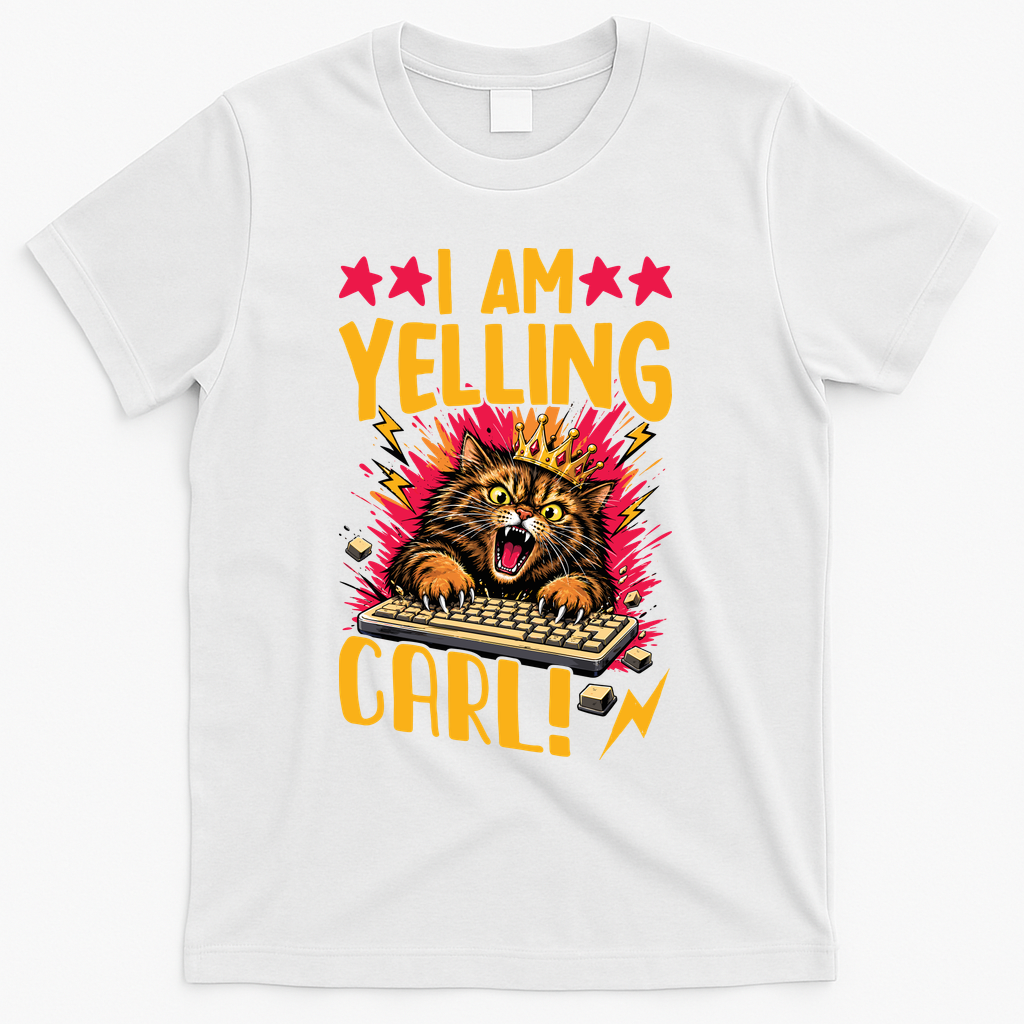 I Am Yelling Carl T-Shirt product image 1