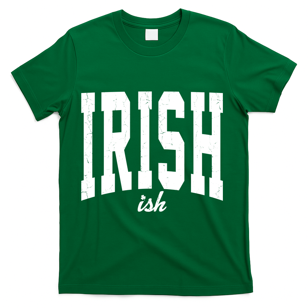 Irishish Funny Irish St Patricks Day T-Shirt product image 4
