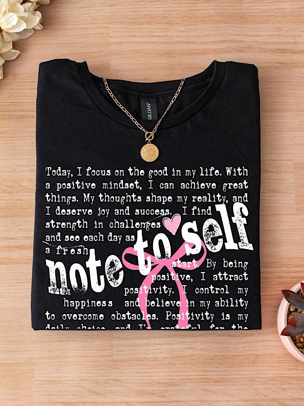 *Preorder* Note to self tee product image 1