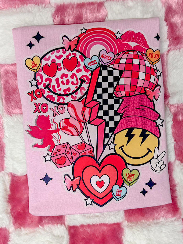 *Preorder* Retro pink smiles tee product image 1