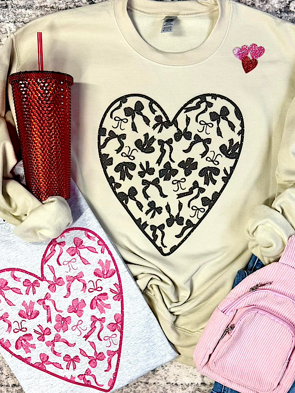 *Preorder* Heart bow