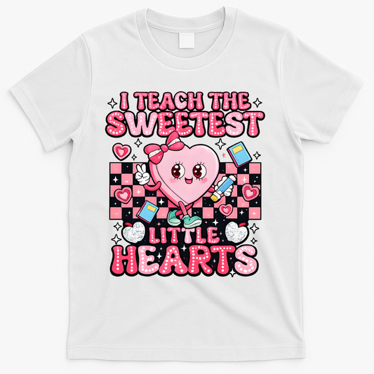 I Teach The Sweetest Little Hearts Teacher Valentines Day product image 1