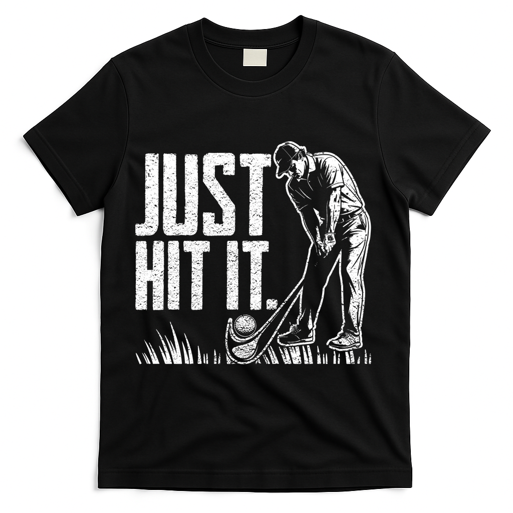 Just Hit It Funny Golf T-Shirt product image 2