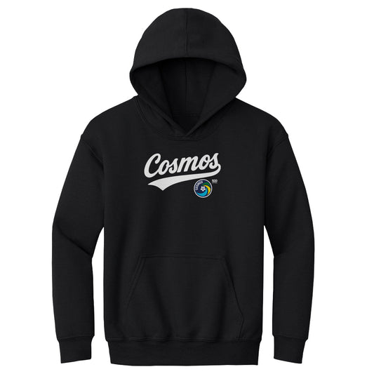 New York Cosmos Script WHT Kids Youth Hoodie 500 Level product image 1