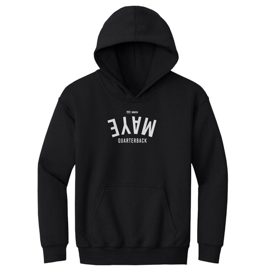 Drake Maye New England Invert WHT Kids Youth Hoodie 500 product image 1