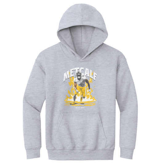 DK Metcalf Pittsburgh Aura WHT Kids Youth Hoodie 500 Level product image 1