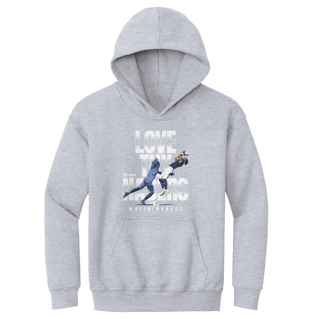 Malik Nabers New York G Love Thy WHT Kids Youth Hoodie 500 product image 1