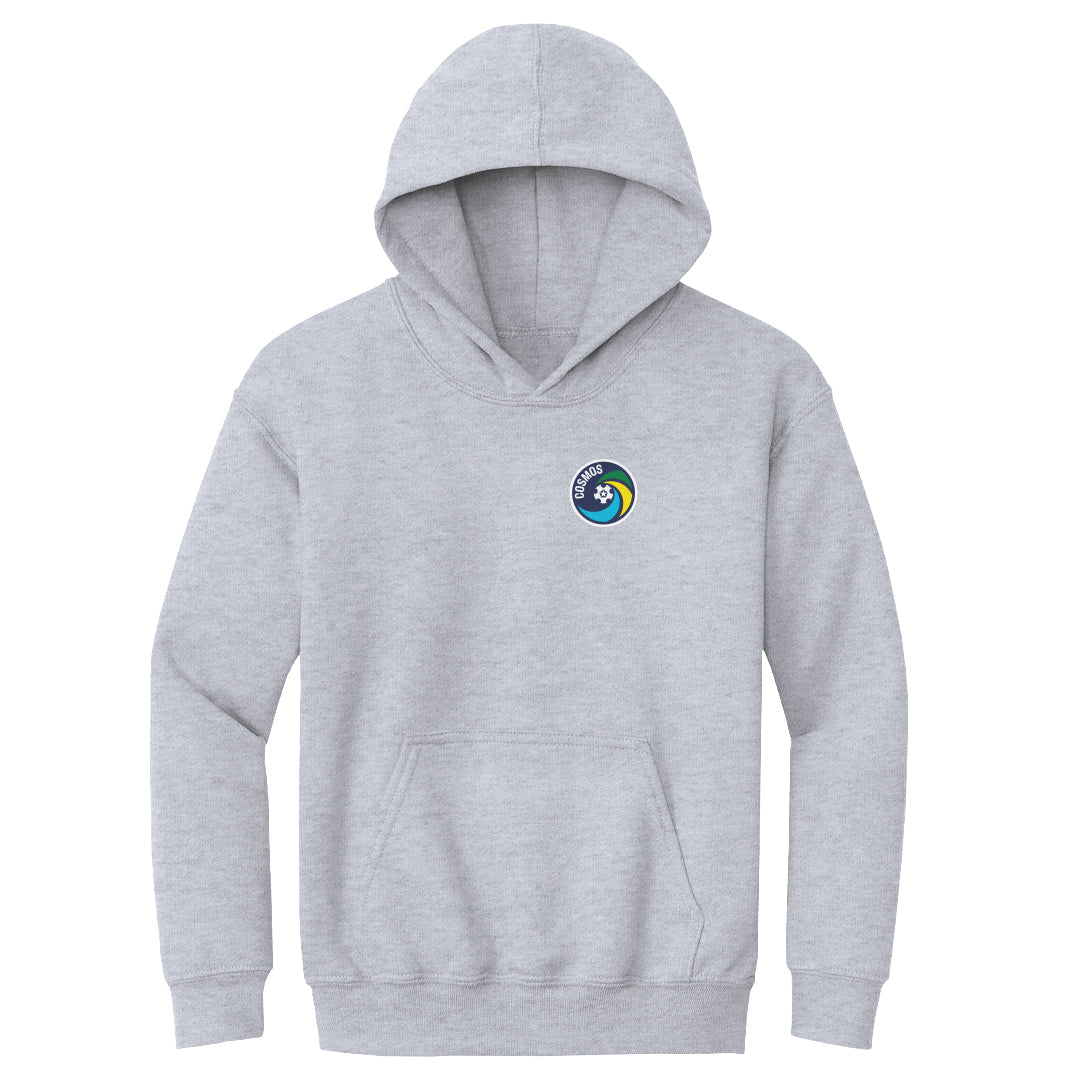 New York Cosmos Pocket WHT Kids Youth Hoodie 500 Level product image 1