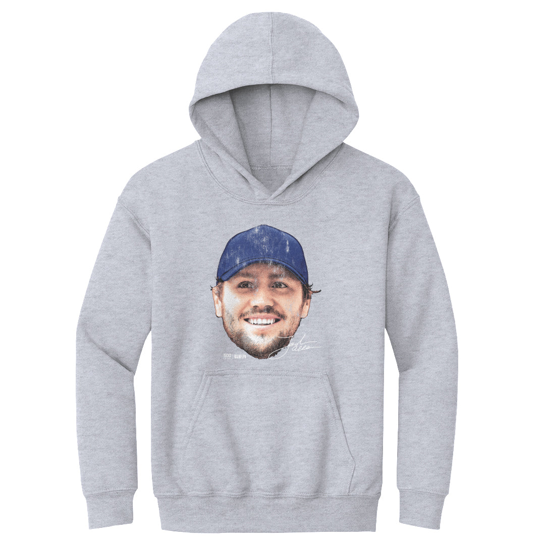 Josh Allen Buffalo Vintage Head WHT Kids Youth Hoodie 500 product image 2