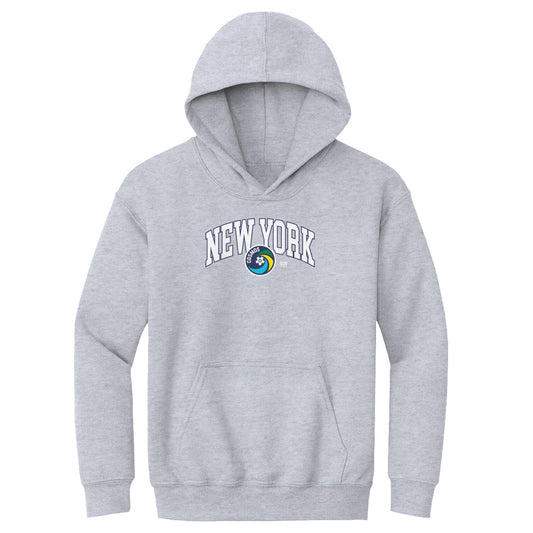 New York Cosmos Arc WHT Kids Youth Hoodie 500 Level product image 1