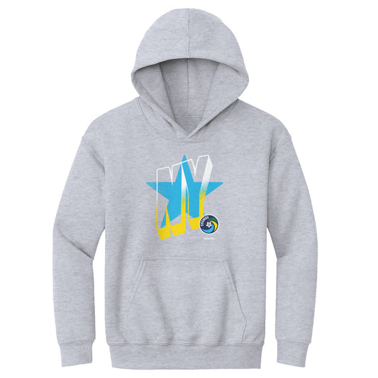 New York Cosmos Wave Bold WHT Kids Youth Hoodie 500 Level product image 1