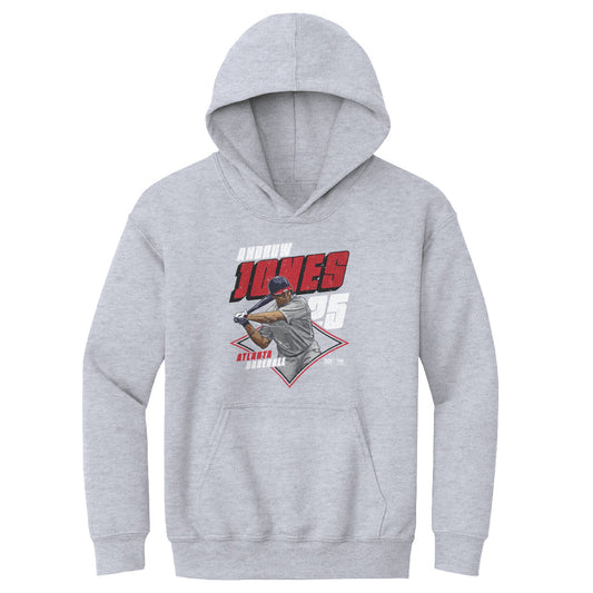 Andruw Jones Atlanta Diamond WHT Kids Youth Hoodie 500 product image 1