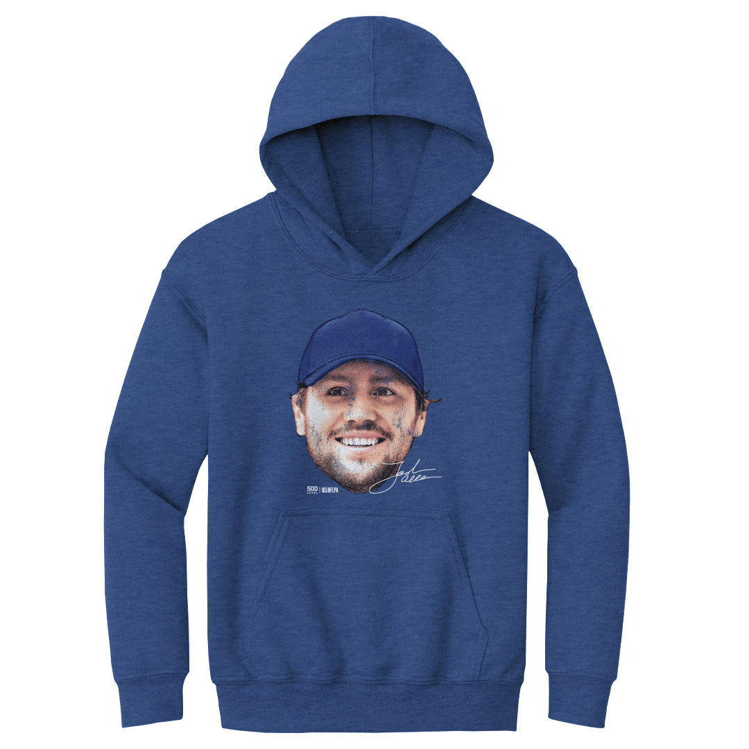 Josh Allen Buffalo Vintage Head WHT Kids Youth Hoodie 500 product image 1