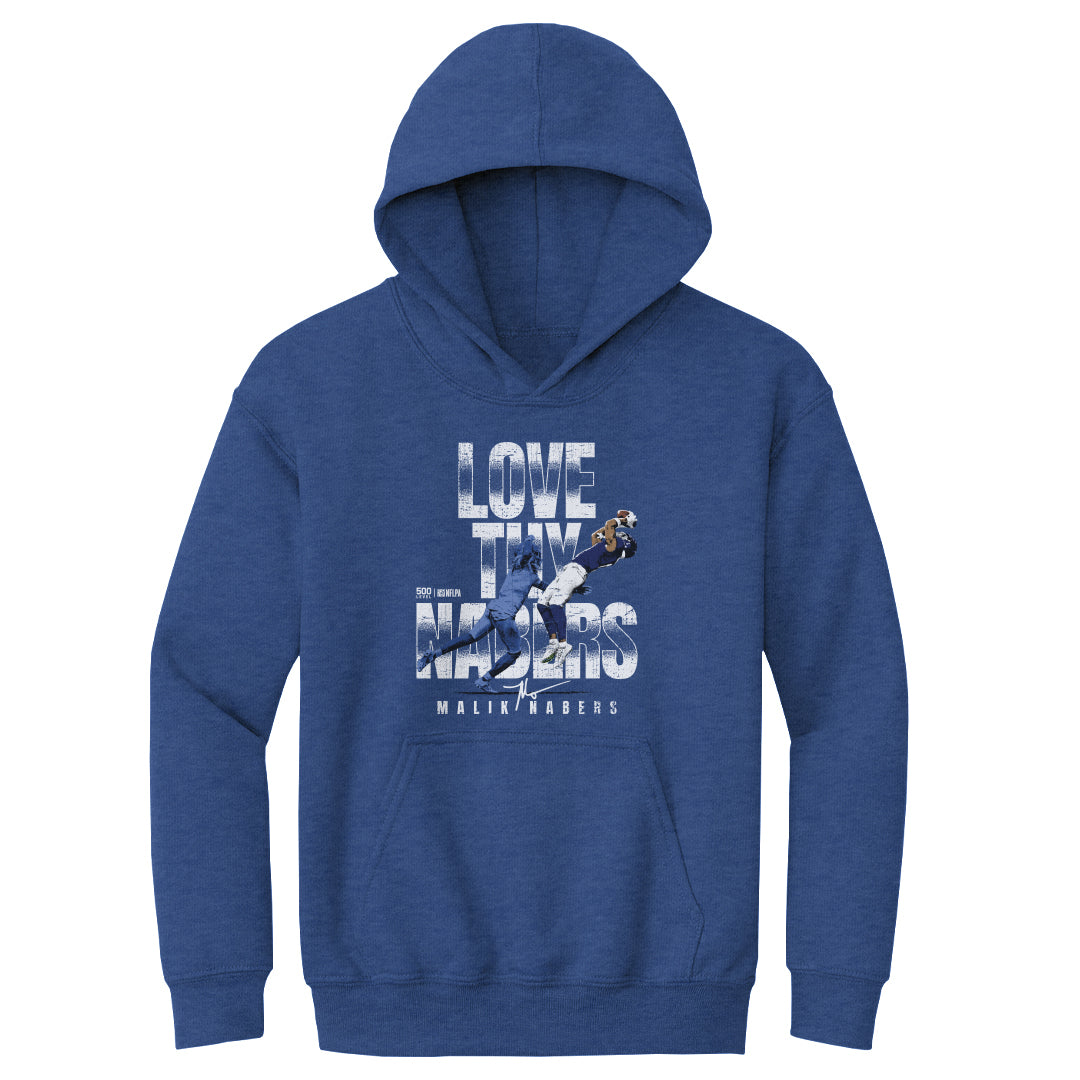 Malik Nabers New York G Love Thy WHT Kids Youth Hoodie 500 product image 2
