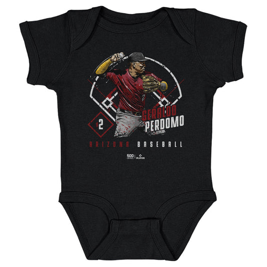 Geraldo Perdomo Arizona Ballpark WHT Kids Infant Baby Romper 500 Level Officially Licensed Fan Gear