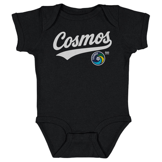 New York Cosmos Script WHT Kids Infant Baby Romper 500 Level Officially Licensed Fan Gear