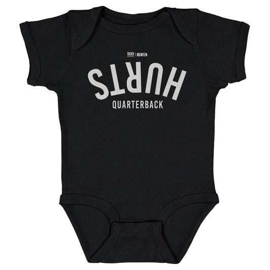 Jalen Hurts Philadelphia Invert WHT Kids Infant Baby Romper 500 Level Officially Licensed Fan Gear