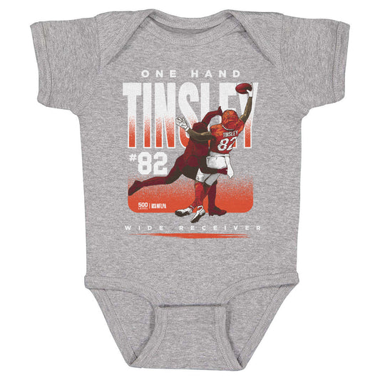 Mitchell Tinsley Cincinnati One Hand Catch WHT Kids Infant Baby Romper 500 Level Officially Licensed Fan Gear