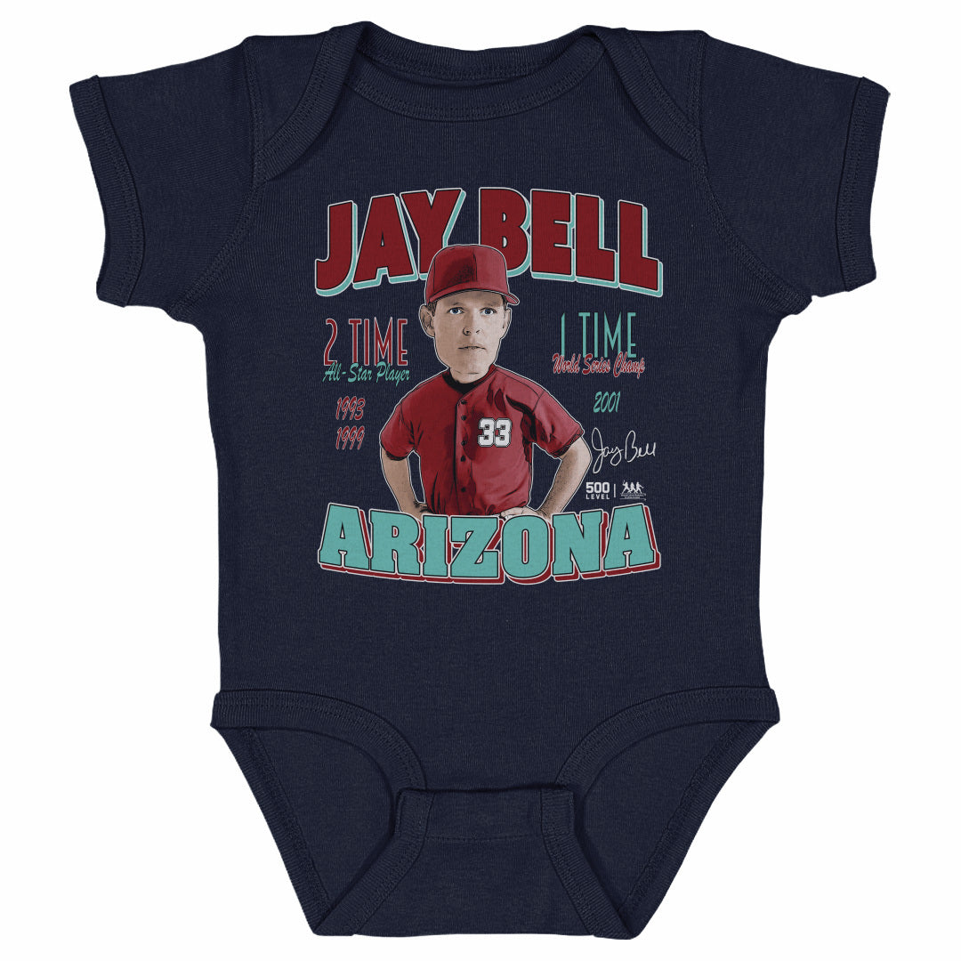 Jay Bell Arizona Comic WHT Kids Infant Baby Romper 500 Level Officially Licensed Fan Gear