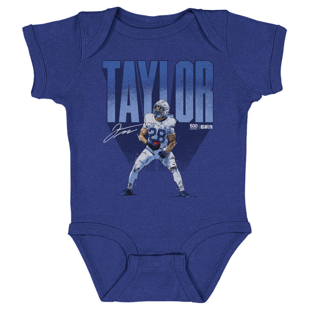 Jonathan Taylor Indianapolis Bold WHT Kids Infant Baby Romper 500 Level Officially Licensed Fan Gear