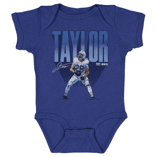 Jonathan Taylor Indianapolis Bold WHT Kids Infant Baby Romper 500 Level Officially Licensed Fan Gear