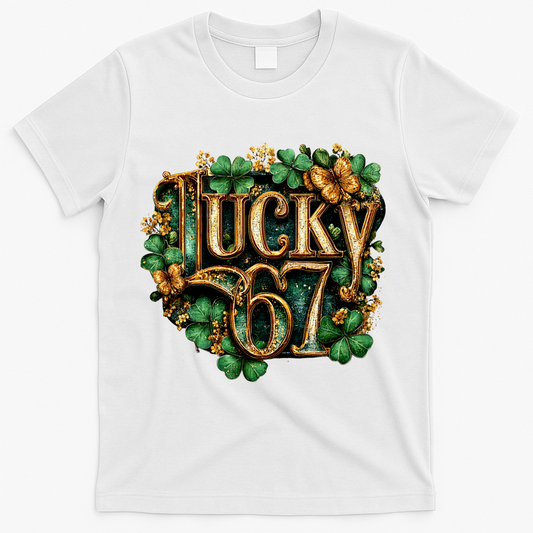 Lucky 67 St Patrick’s Day 6-7 Meme T-Shirt product image 1