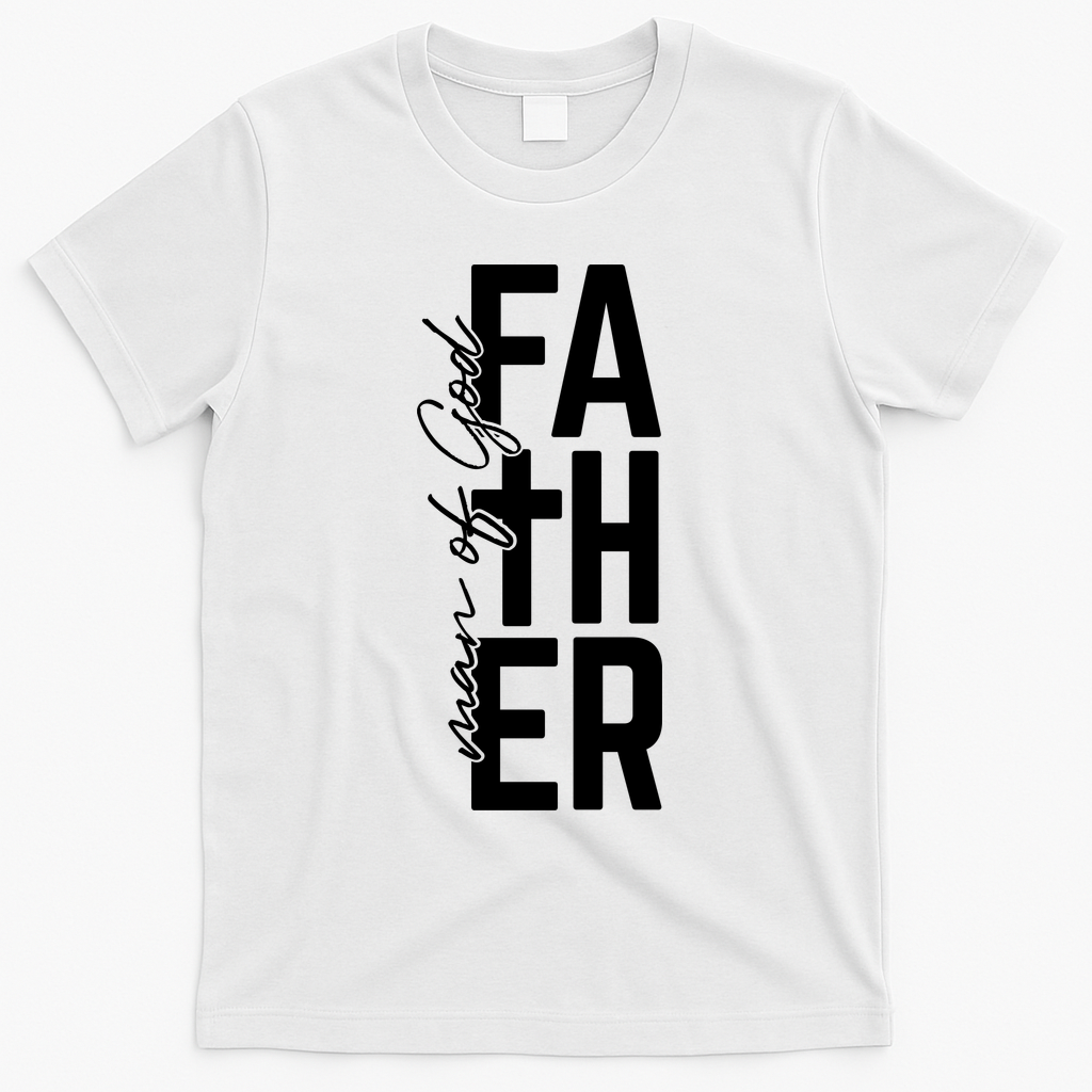 Man Of God Father Jeremiah 17:7 Front And Back T-Shirt product image 1