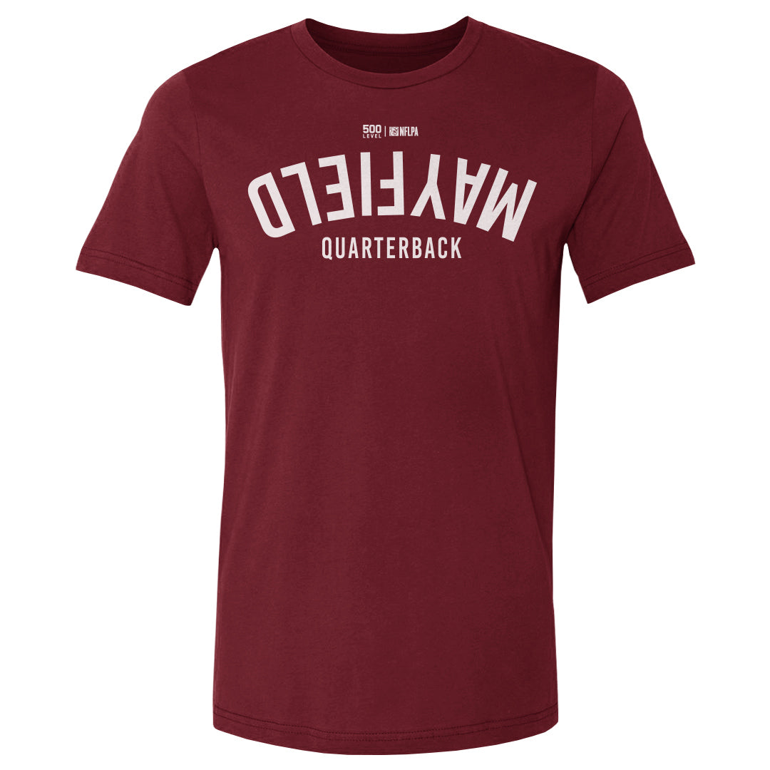 Baker Mayfield Tampa Bay Invert WHT Mens T Shirt 500 Level product image 1