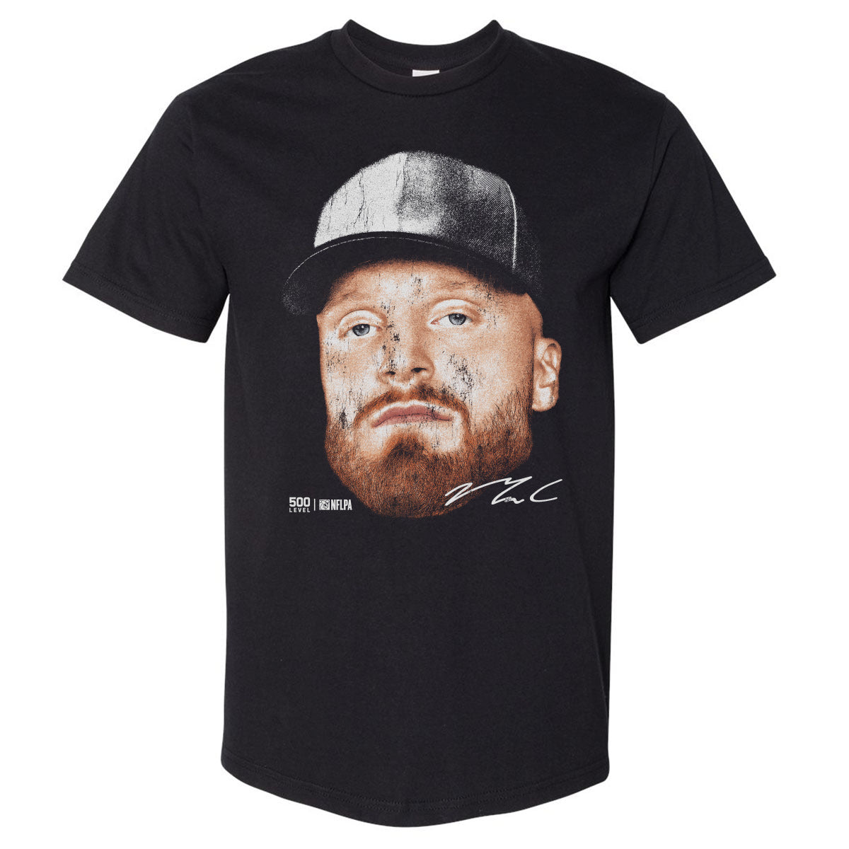 Maxx Crosby Las Vegas Vintage Head WHT Mens Heavyweight T product image 1