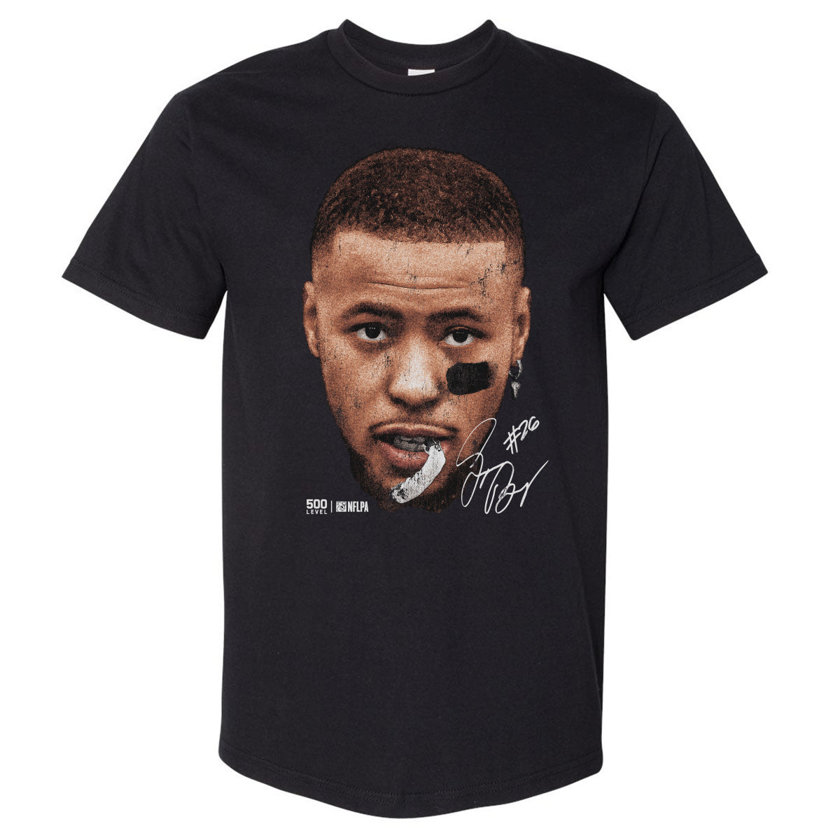 Saquon Barkley Philadelphia Vintage Head WHT Mens product image 1