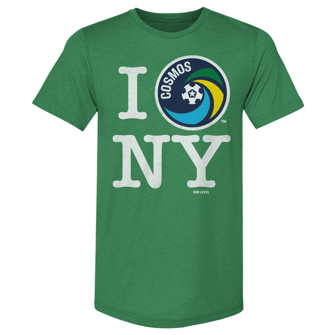 New York Cosmos I Love NY WHT Mens Premium T Shirt 500 product image 2