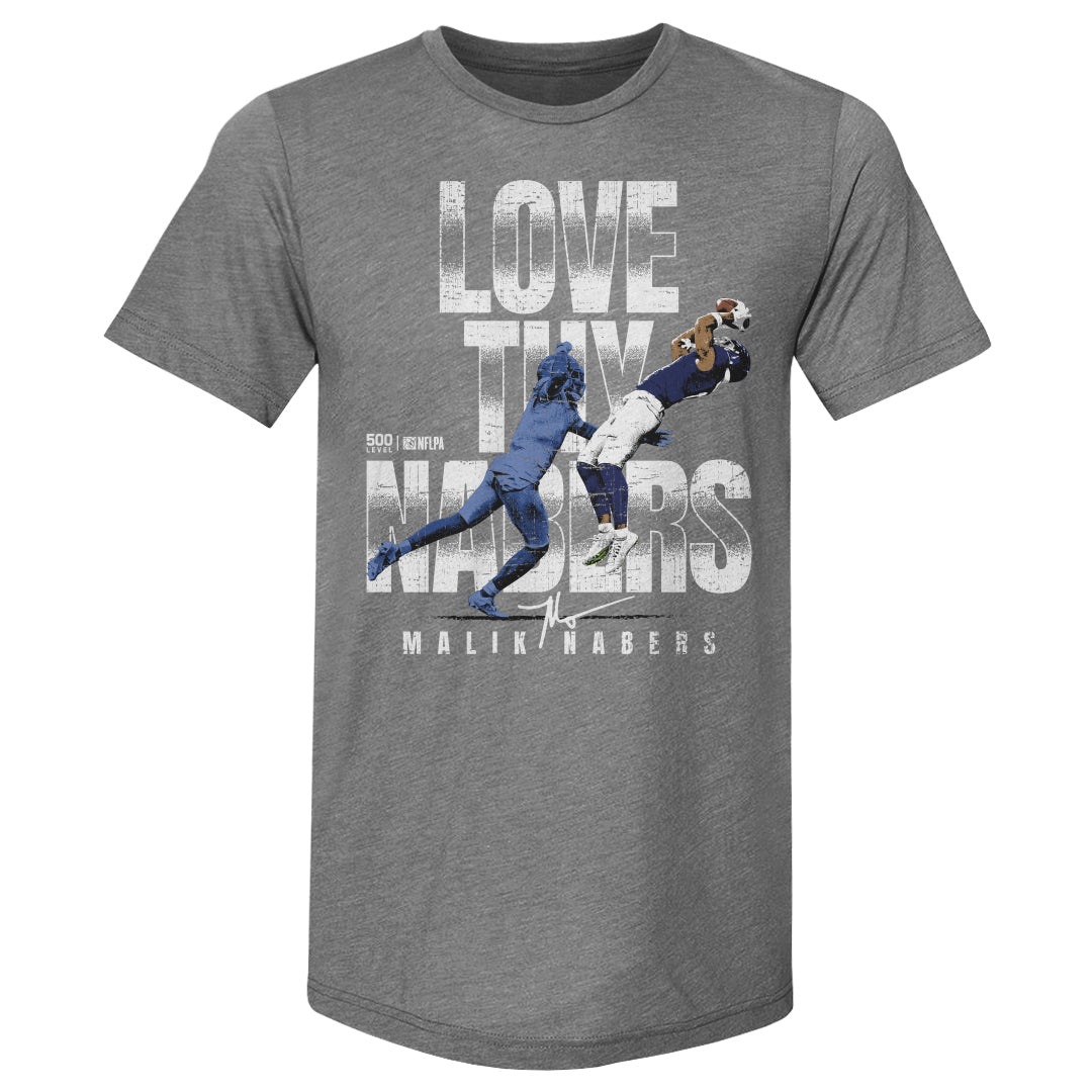 Malik Nabers New York G Love Thy WHT Mens Premium T Shirt product image 1