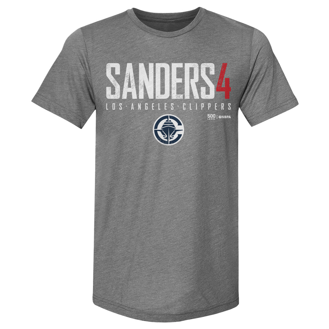 Kobe Sanders Los Angeles Clippers Elite WHT Mens Premium T product image 1