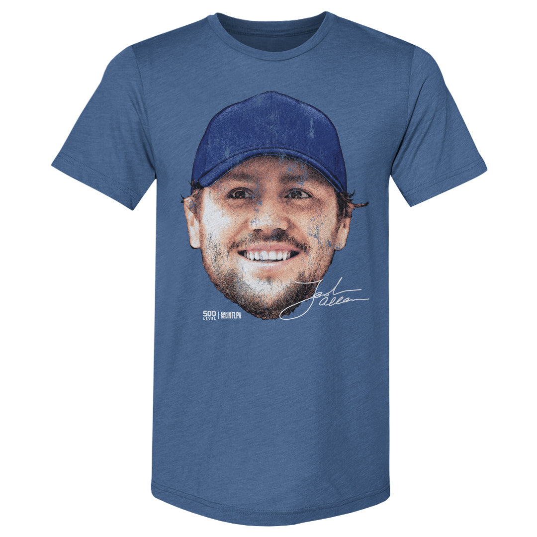 Josh Allen Buffalo Vintage Head WHT Mens Premium T Shirt product image 2