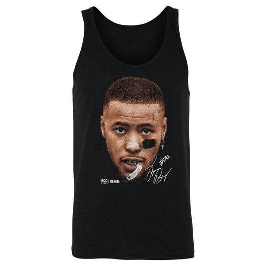 Saquon Barkley Philadelphia Vintage Head WHT Mens Tank Top 500 Level Officially Licensed Fan Gear