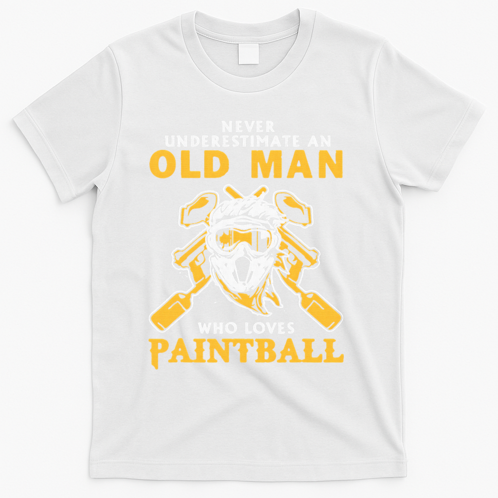 Never Underestimate An Old Man Who Loves Paintball T-Shirt product image 1