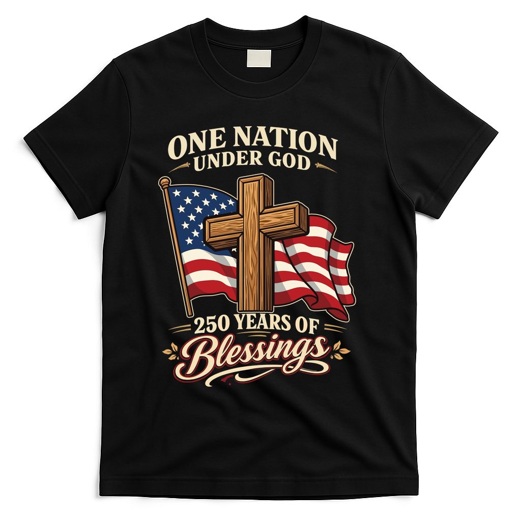 One Nation Under God 250 Years Of Blessings USA America product image 2