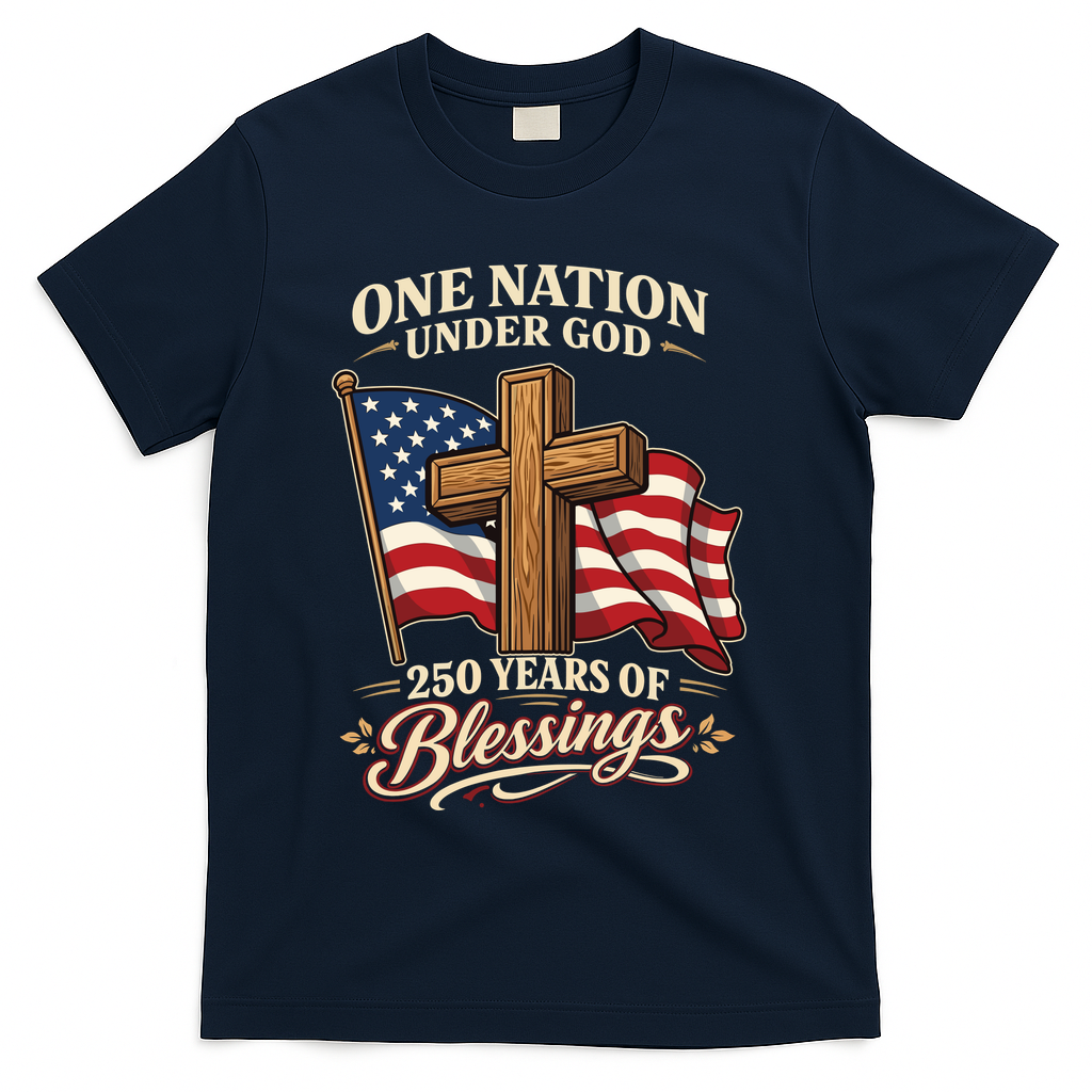 One Nation Under God 250 Years Of Blessings USA America product image 3