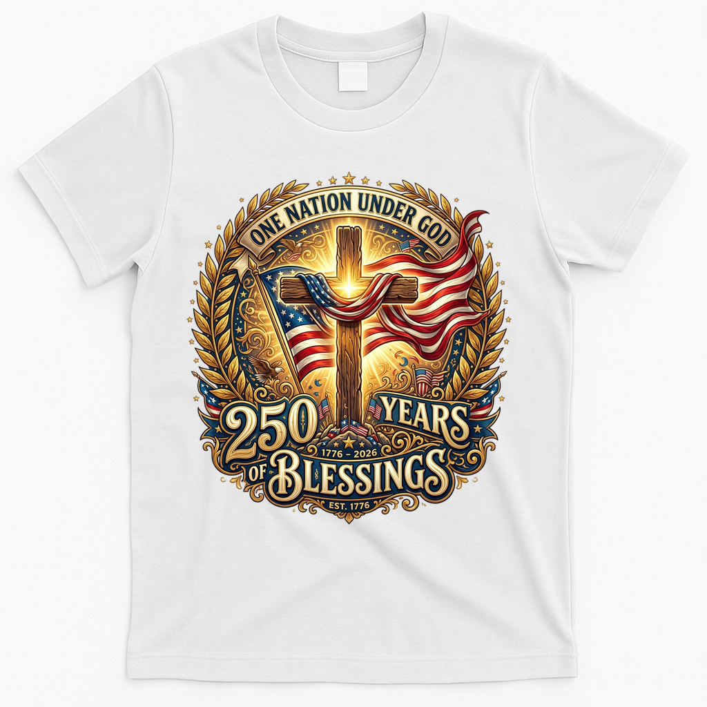 One Nation Under God 250 Years Of Blessings EST 1776 product image 1