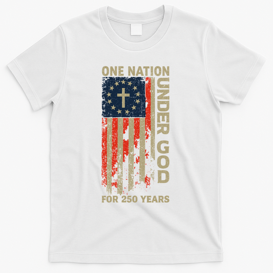 One Nation Under God For 250 Years Distressed Grunge USA product image 1