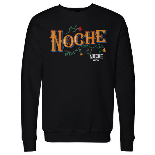 UFC Noche 2025 Font WHT Mens Crewneck Sweatshirt 500 Level product image 1