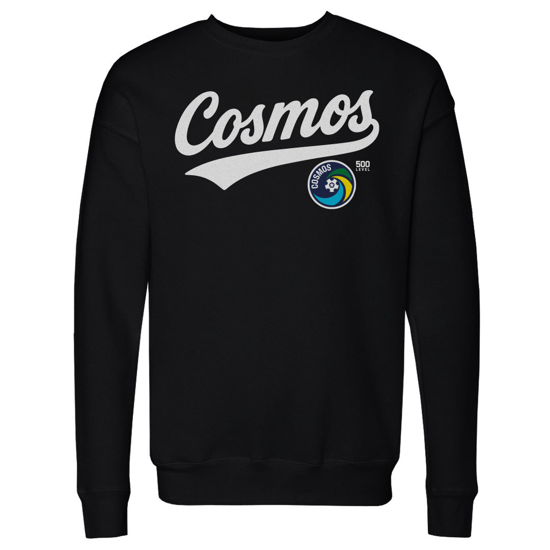 New York Cosmos Script WHT Mens Crewneck Sweatshirt 500 product image 1