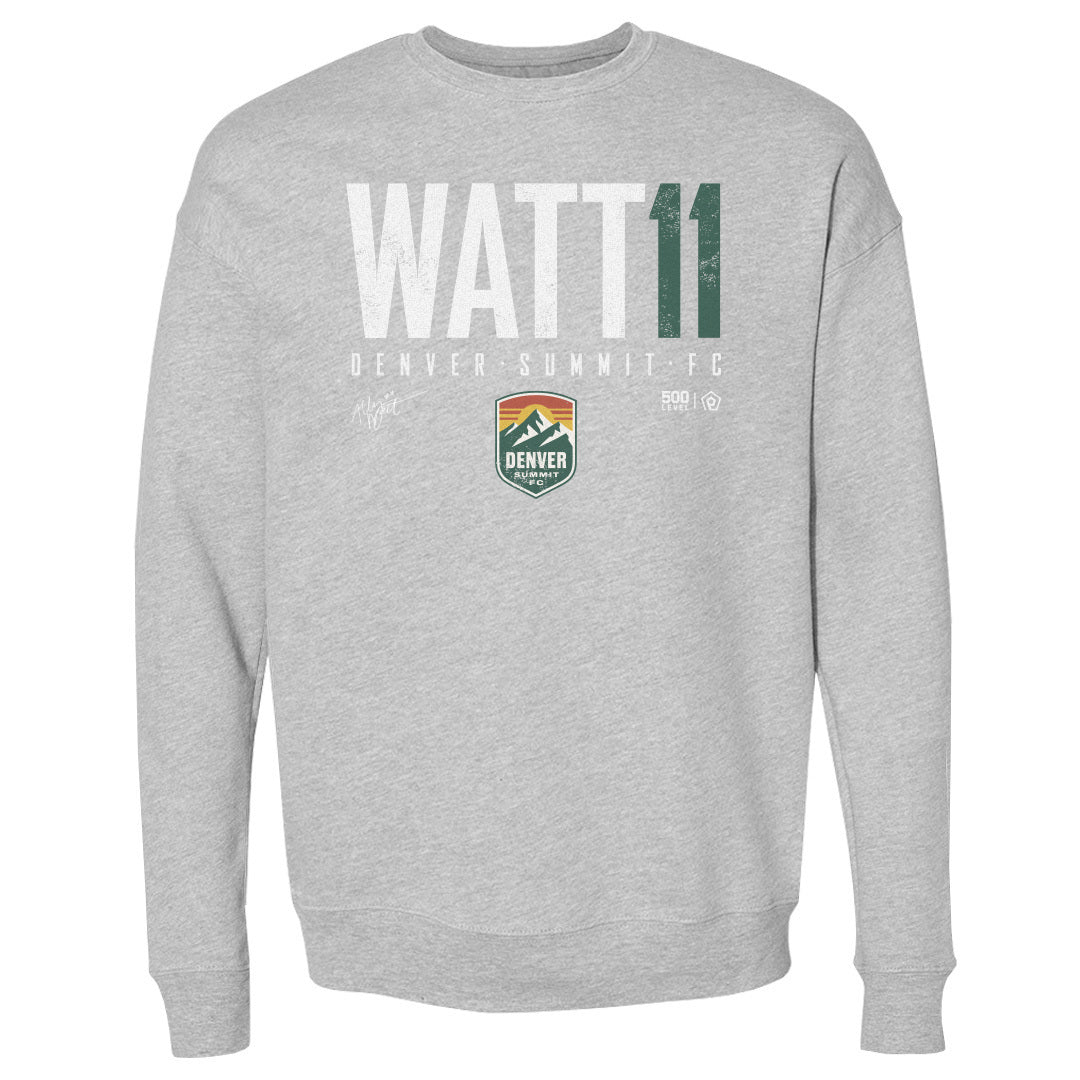 Ally Watt Denver Summit FC Elite WHT Mens Crewneck product image 1