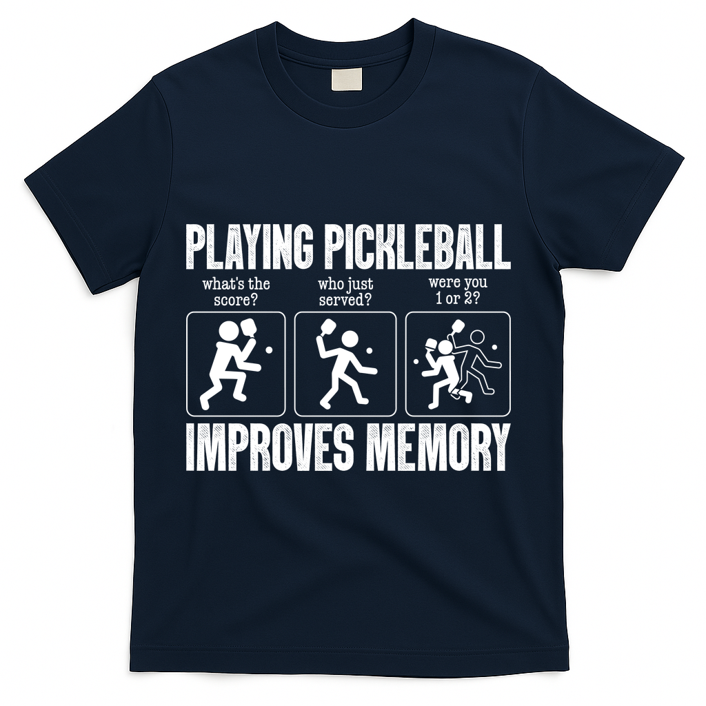 Playing Pickleball Improves Memory T-Shirt product image 3