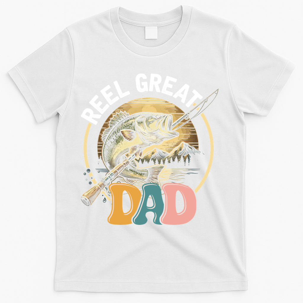 Reel Great Dad Fishing T-Shirt product image 1