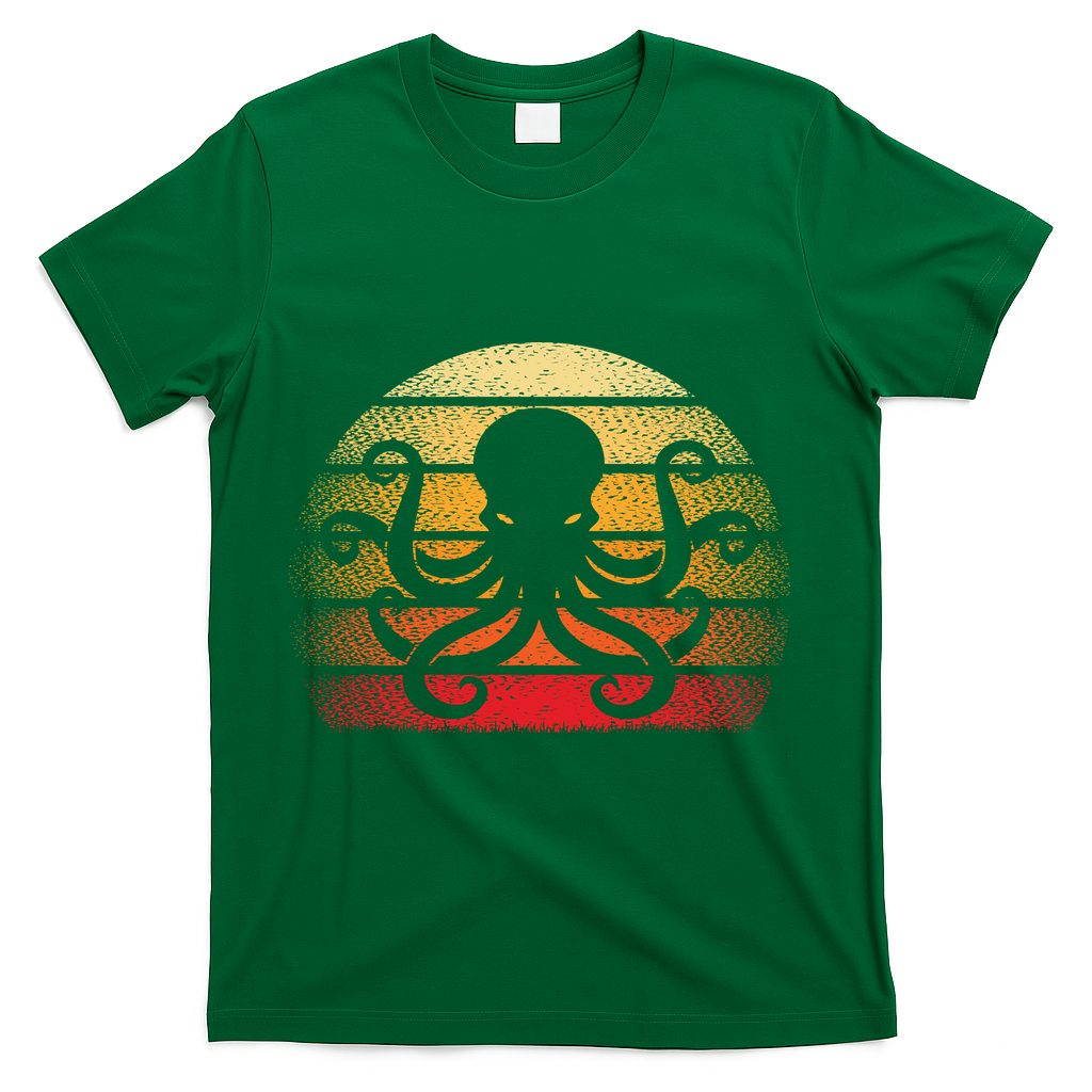 Retro Octopus Vintage T-Shirt product image 4