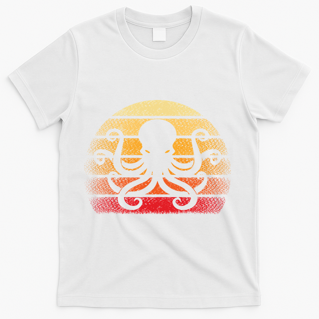 Retro Octopus Vintage T-Shirt product image 1
