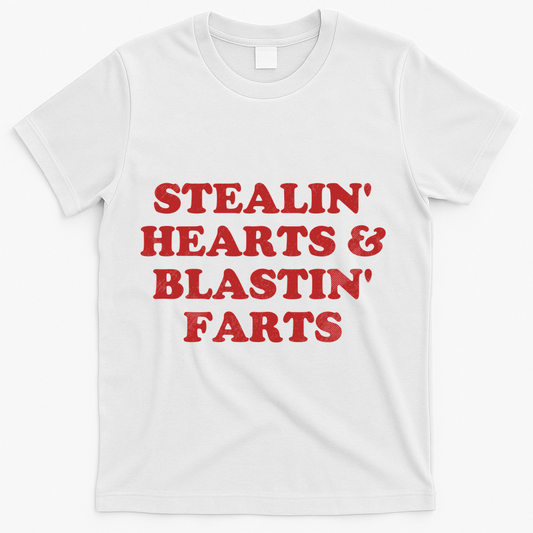 Stealin' Hearts And Blastin' Farts Funny Valentines Day product image 1