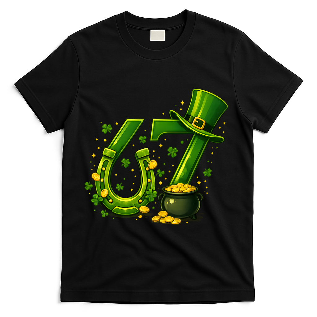Six Seven 67 St Patricks Day Funny Saint Paddy's 6-7 T-Shirt product image 2